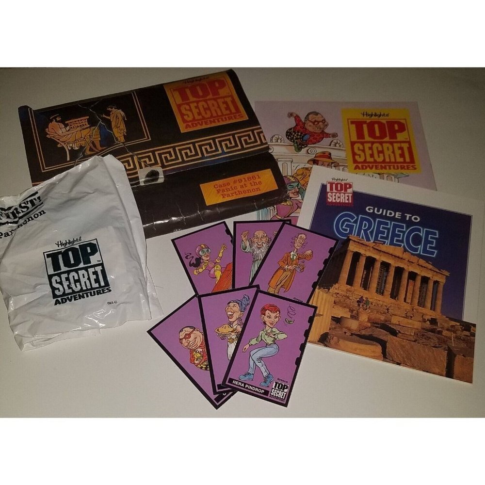 GREECE Highlights Top Secret Adventures Case #91861 Panic at the Parthenon AS IS